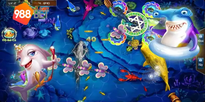 Bắn Cá H5 988bet – Trải Nghiệm Săn Cá Thú Vị Và Kịch Tính 3 Kho vũ khí phục vụ mọi người săn cá