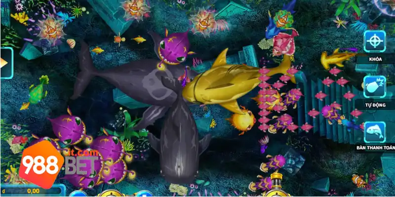 Giao diện cùng các tính năng bắn cá mới lạ