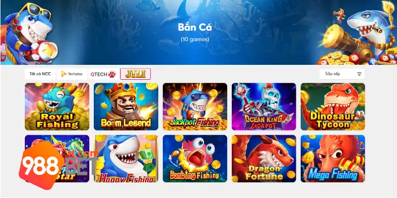 Tổng quan về bắn cá Jili 988Bet