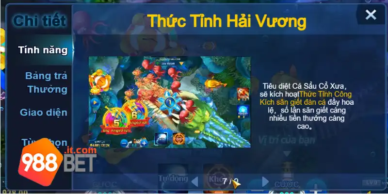 Một số tính năng đặc biệt trong bắn cá Jili