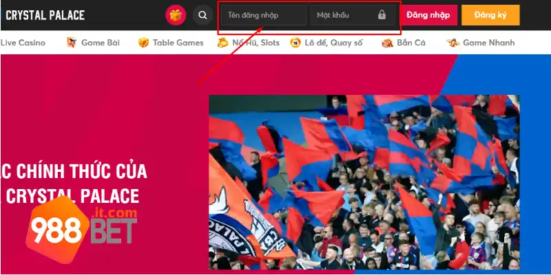 Quy trình đăng nhập tài khoản 988Bet chi tiết