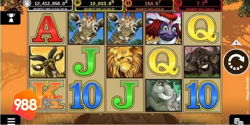 Top các game nổ hũ ăn khách nhất 988Bet