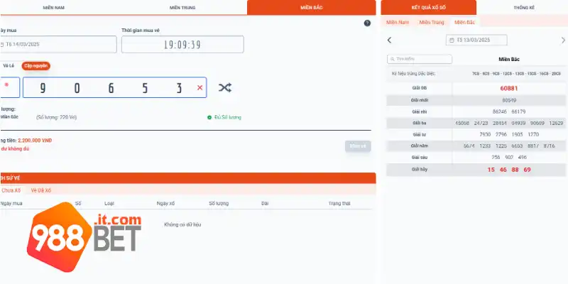 Những loại hình xổ số được yêu thích nhất 988Bet